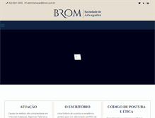 Tablet Screenshot of brom.com.br